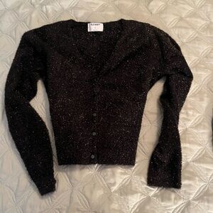 Brand new Textured shine cropped cardigan  sweater 
Never worn